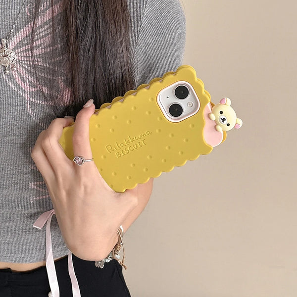Rilakkuma Bear Sandwich Biscuit Case