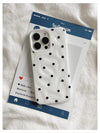 Soft Wrinkled Polka Dot Case