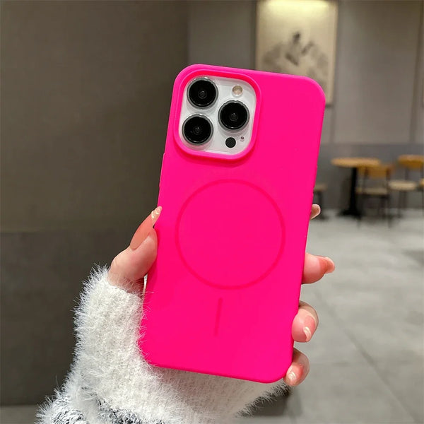 Silicone Liquid Magsafe Case For iPhones