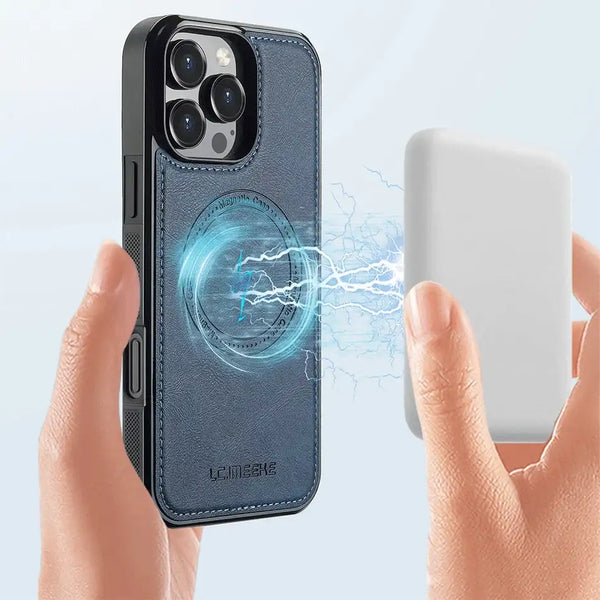 Full Coverage Leather Case iPhone 16 Pro – Executive Edition