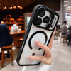 Matte Translucent MagSafe Bracket Case for iPhone