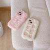 Soft Heart Fur Phone Case