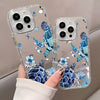 Cute Blue Watercolor Sea Turtle Back Mirror Phone Case