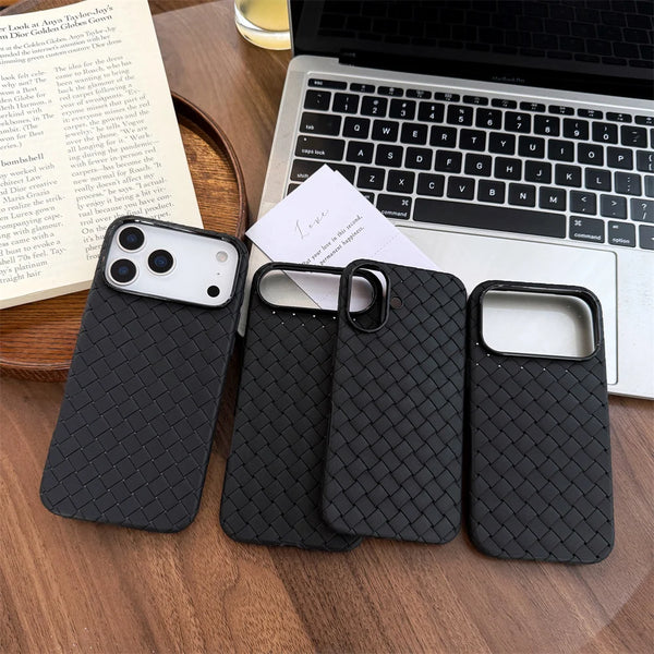 Luxury iPhone Case – Textured Braided Design - alternate angle