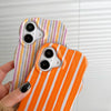 Summer Candy Stripe Case For iPhone 16 - Colorful Gloss