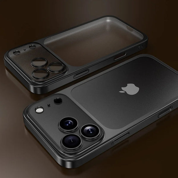 Plating Frosted Translucent Case for iPhone 17 Pro Max