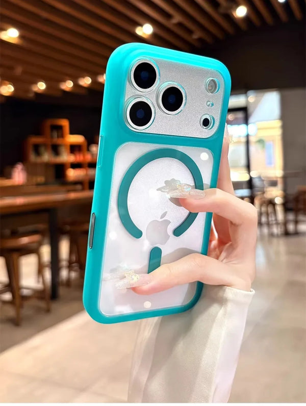 Transparent MagSafe Armor Case for iPhone 17 Pro