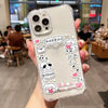 Korean Aesthetic Pink Case – Clear Card Slot – iPhone 13 Series
