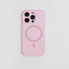 Solid Color Liquid Silicone MagSafe Phone Case for iPhone 16 Pro Max