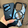 Matte Natural Titanium magnetic charging case