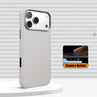 Luxury Business Leather Case for iPhone with Wireless Charging