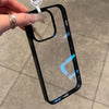 Clear Candy Color Case With Bumper Protection For iPhone