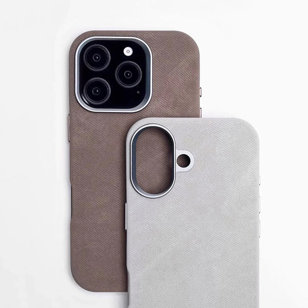 Fiber Leather MagSafe Case with Shockproof Protection | iPhone 17 Pro Max