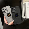 Cartoon Anime Gengar Faux Leather Laser Phone Case