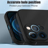 Black Phone Case With Matte Soft BackFor iPhone