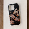 Goldfish Beautiful Sparkle Black Glossy Glacial Texture Cover