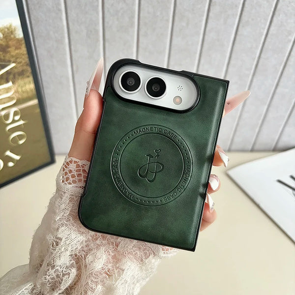 Solid Color Synthetic Leather Case