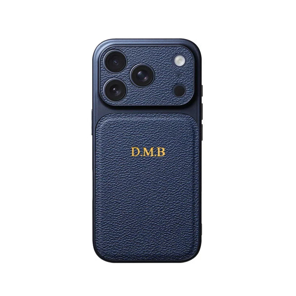 Personalised Letter Leather Case for iPhone 17 Pro