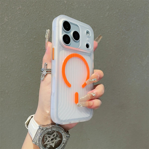 Matte Corrugated iPhone Case with MagSafe