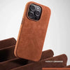 Magnetic Lens iPhone Case – Soft Suede & Shockproof