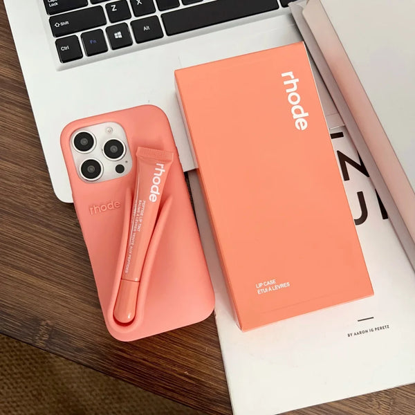 Rhode Style Lipstick Holder iPhone Case