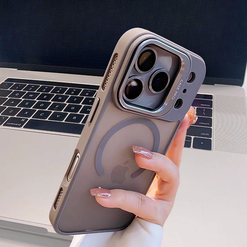 Minimal Magnetic Stand Case for iPhone