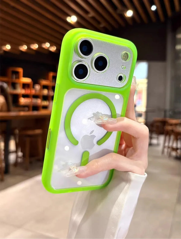Transparent MagSafe Armor Case for iPhone 17 Pro