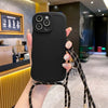 Wave Silicone Case with Crossbody Strap