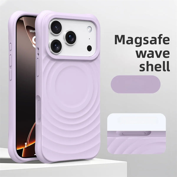 Soft Touch Wave Pattern iPhone Case