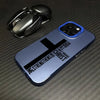 Black Cross Matte Phone Case