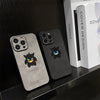 Cartoon Anime Gengar Faux Leather Laser Phone Case
