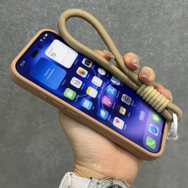 Ultra Thin Matte Case with strap for iPhone - additional view