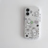 Kawaii Puppy Polka Dots Glitter Phone Case