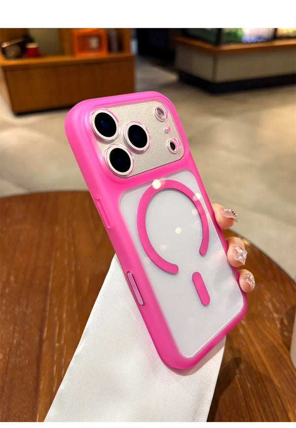 Transparent MagSafe Armor Case for iPhone 17 Pro