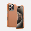 Luxury Business Leather Case for iPhone with Wireless Charging - front view