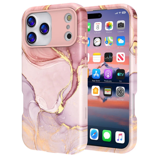 Colorful Marble Aesthetic Case – Premium Feel | iPhone 17 Pro Max
