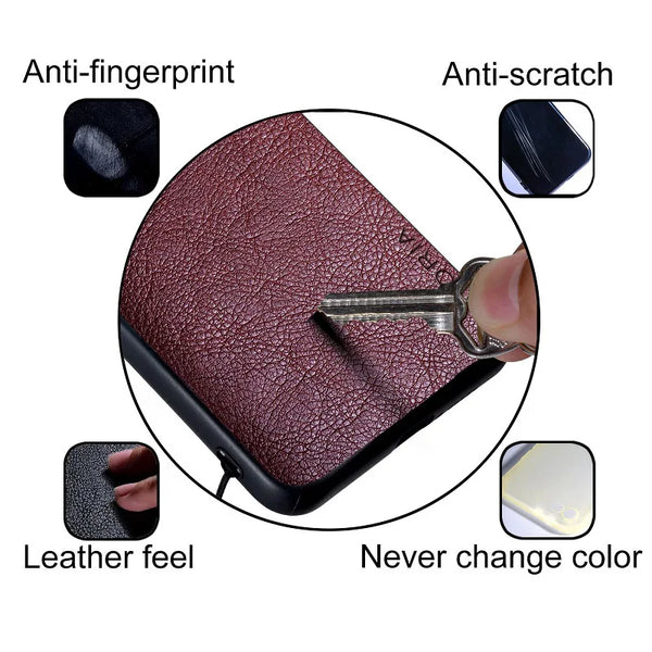 Premium Leather iPhone Case – Business Style - lifestyle photo