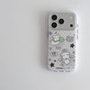 Kawaii Puppy Polka Dots Glitter Phone Case