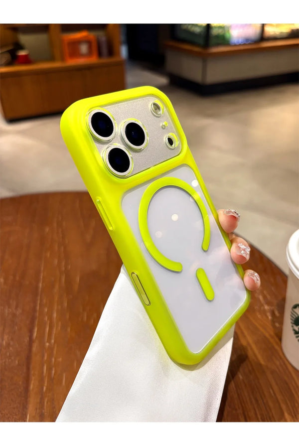 Transparent MagSafe Armor Case for iPhone 17 Pro