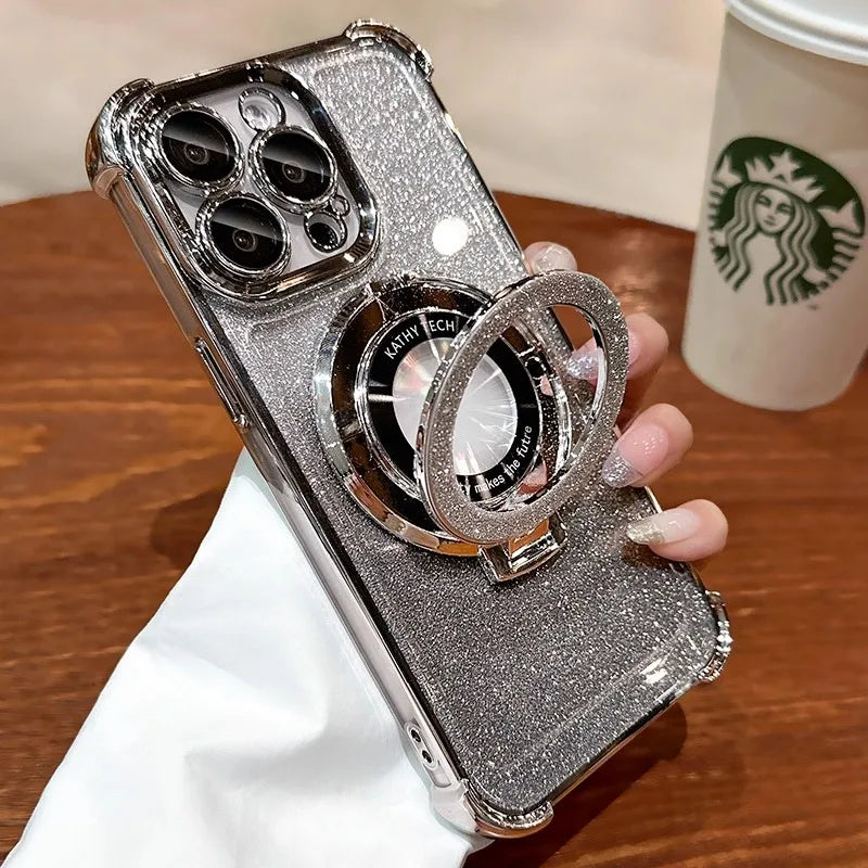 Premium Sparkle MagSafe Cover for iPhone - front view