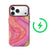 Pink Marble Magnetic Case For iPhone 15 Pro – Elegant Style