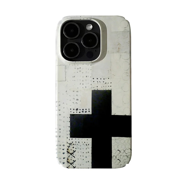 Retro Cross Pattern Phone Case