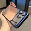 Plating Frosted Translucent Case for iPhone 17 Pro Max