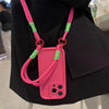 Crossbody Necklace Strap Lanyard Fall protectionCase For iPhone