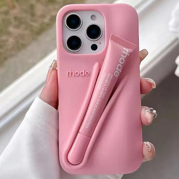 Lip Gloss iPhone Case with Built-In Lipstick Holder - additional view