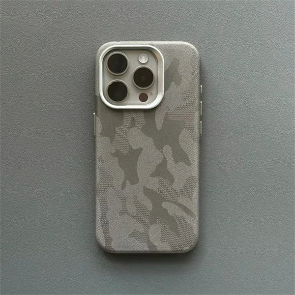 Shockproof Camo Leather Case