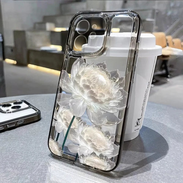 Cute Floral Phone Case Transparent