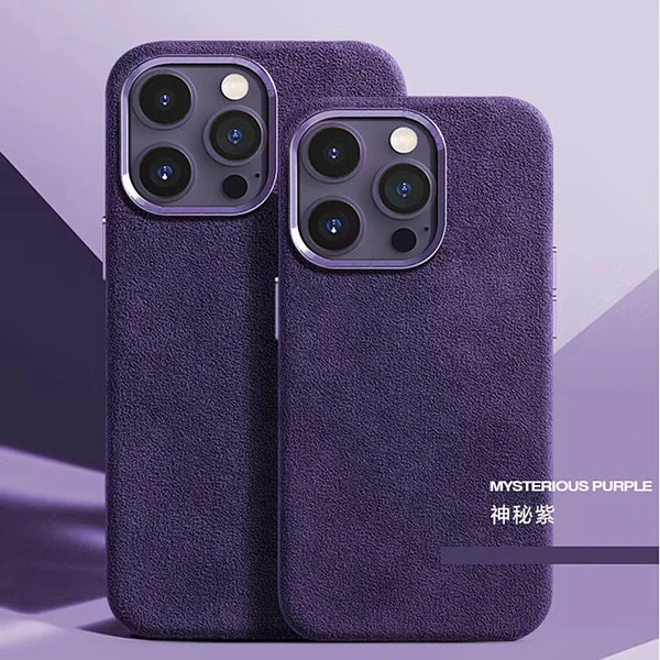 Magnetic Lens iPhone Case – Soft Suede & Shockproof - additional view