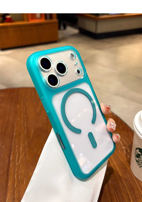 Transparent MagSafe Armor Case for iPhone 17 Pro