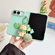 Bear Heart Plush Case Pendant